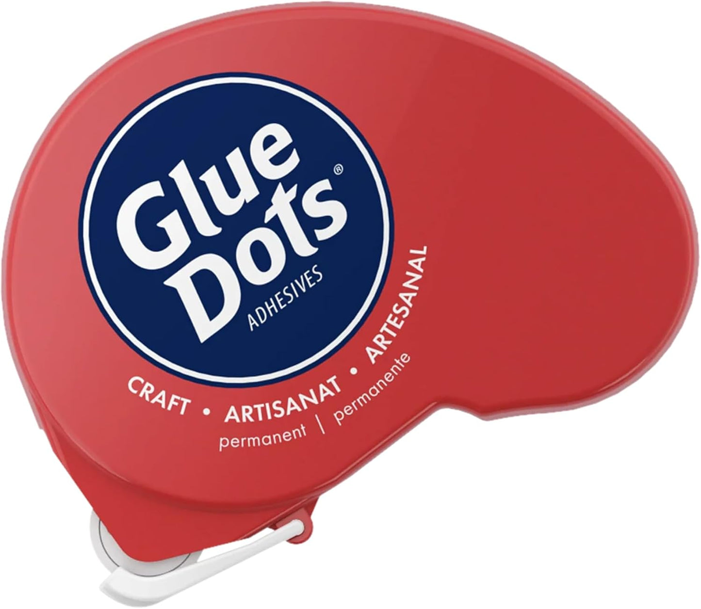 Glue Dots, Craft Dots Dot N' Go Dispenser, Double-Sided, 3/8", .38 Inch, 200 Dots, DIY Craft Glue Tape, Sticky Adhesive Glue Points, Liquid Hot Glue Alternative, Clear