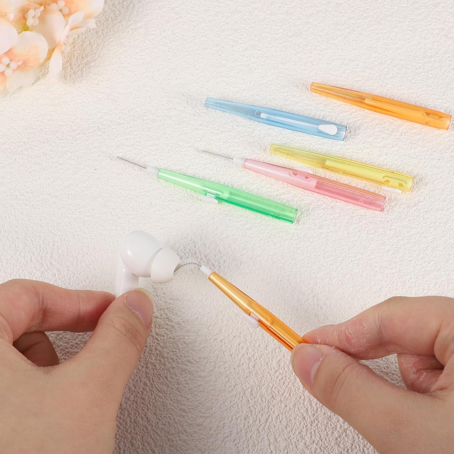 5 Colors Phone Speaker Cleaning Kit, 20 Pack Anti-Clogging Mini Nylon Cleaner Brushes, Multifunction Speaker Port Cleaner for 17 Pro Max Charging Port, Speaker, Earphone, Tablet, Camera, Keyboard