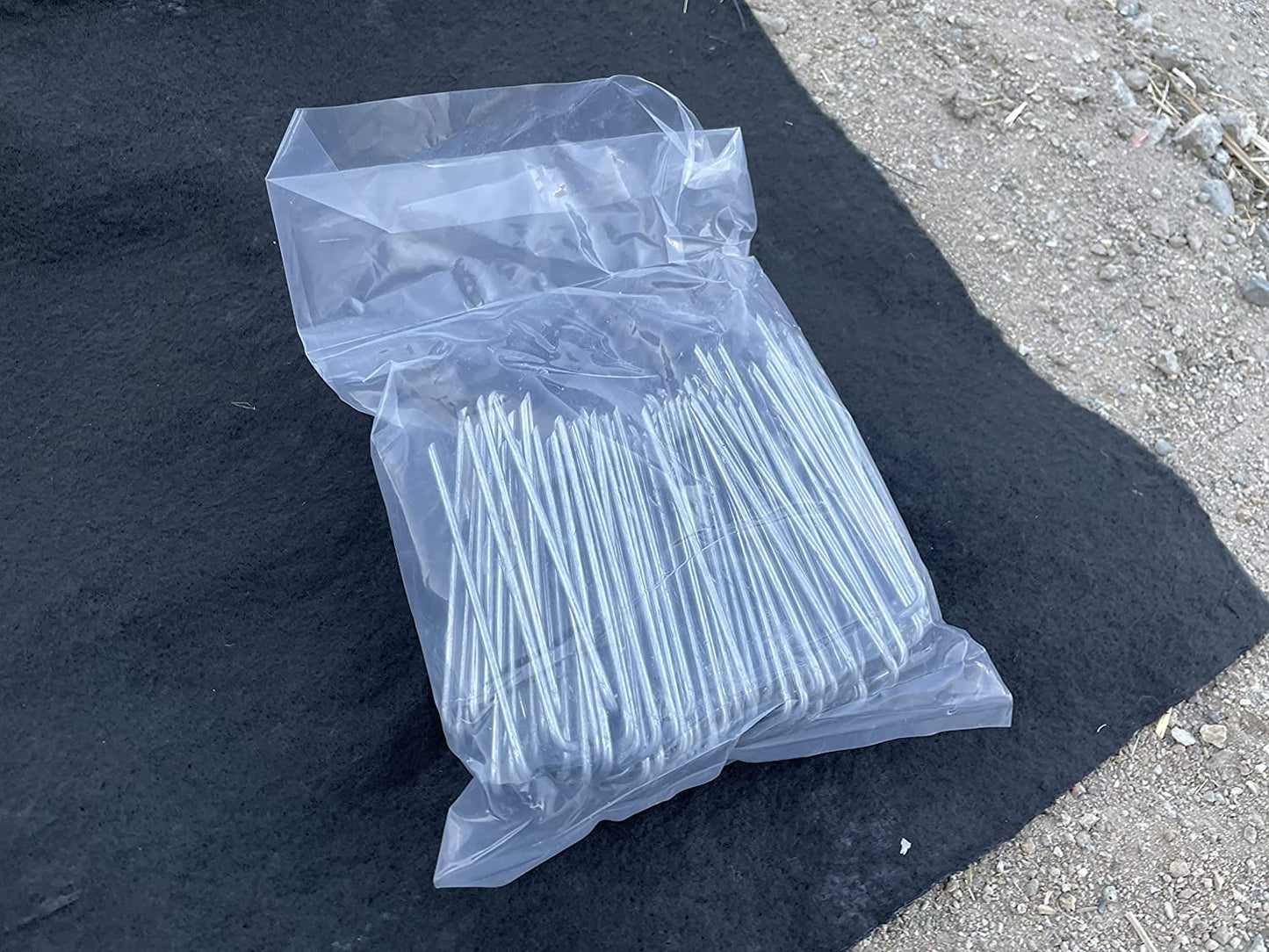 Sandbaggy 4 Inch Landscape Sod Staples | Great for Hard & Rocky Soil | Sharp Like a Knife | Tough 11 Gauge Rust-Resistant | Trusted by Farmers & Contractors Across USA (200 Staples)