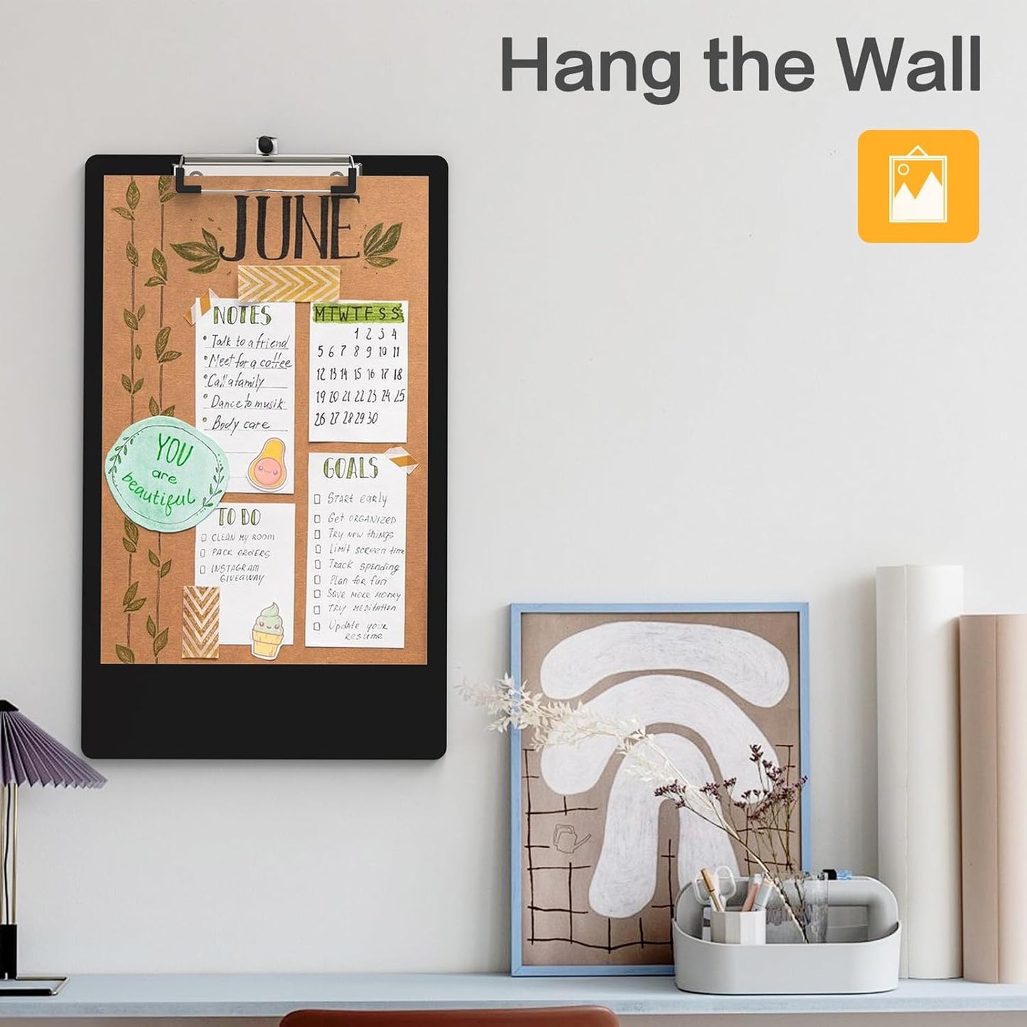 Legal Size Clipboard, 8.5 x 14 Black Plastic Long Clip Board with Low Profile Clip, 9 x 15 in, Suitable for Legal Lawers and Business, Office Supply(Pack of 25)