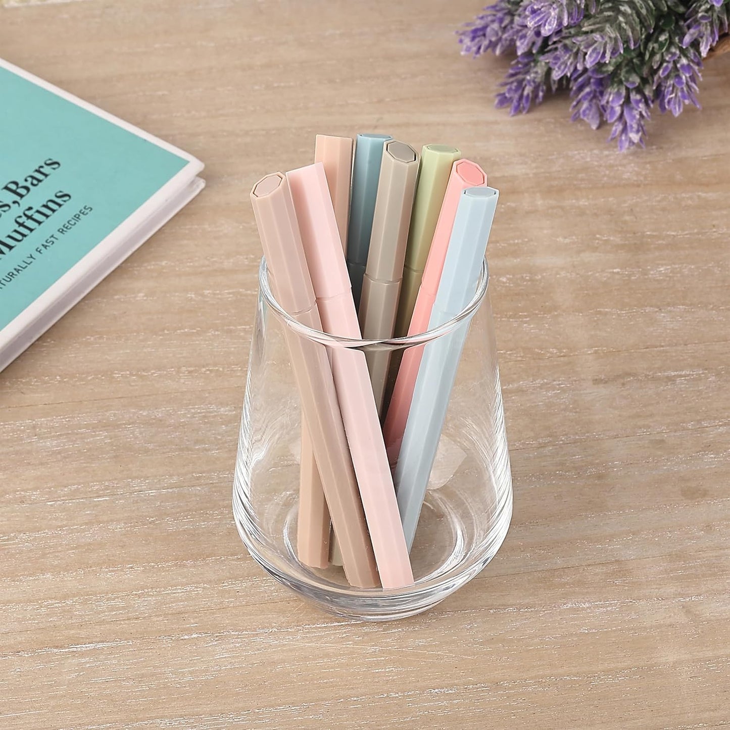 Mr. Pen Aesthetic Highlighters - 8 Pack, Chisel Tip, Assorted Colors, Bible Highlighters No Bleed, Cute Pens for Bible Pages