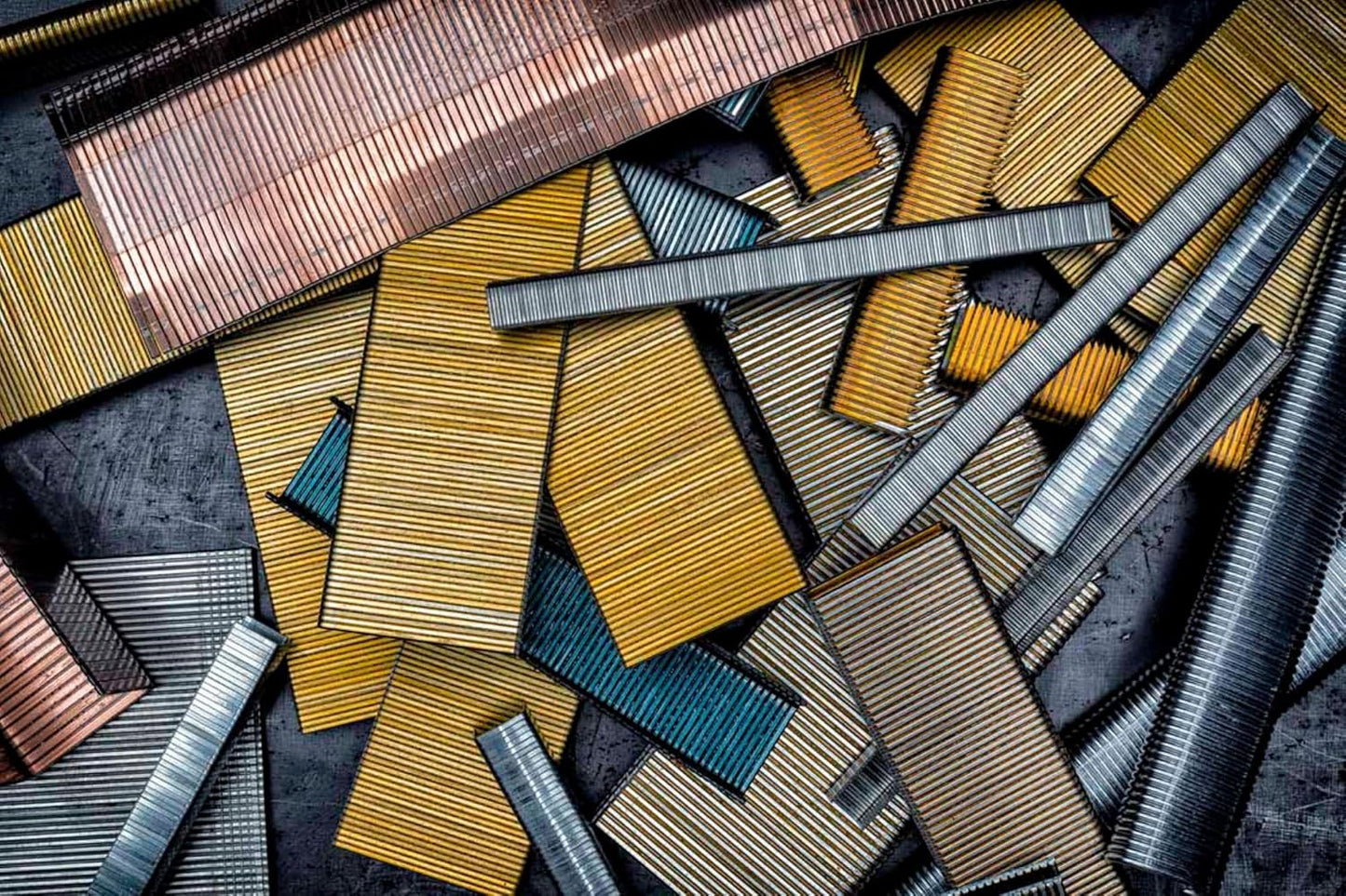 K-779/12, 1/2” Leg by 1/2" Wide Crown Heavy-Duty GalvanizedPlier Staples, 5000 Per Package, for stapling Trays, Lids, Bags, Header Cards, Fastening End Caps and Container Inserts