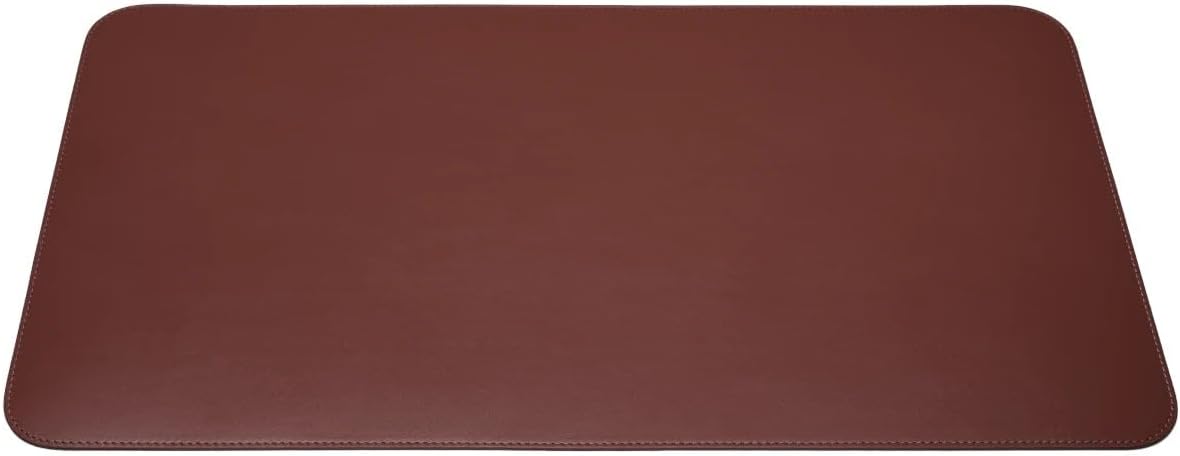 Leather Desk Pad – Premium Leather Desk Mat for Office and Home, Elegant Desk Mat and Writing Pad Maruse - Brown