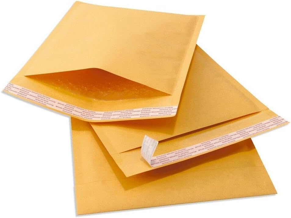Kraft Bubble Mailers [200 Pack] Mailing Packing Envelopes #3 (8.5" x 13.5")