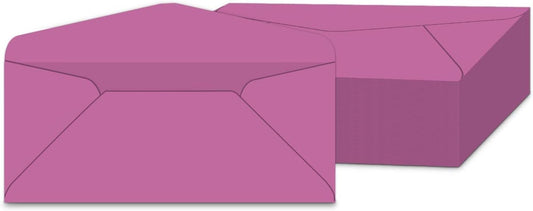 #10 Color Envelopes | Colored Standard Business Size Mailers | Value Pack of 500 Per Pack | 4 1/8 x 9 1/2 Inches (Purple)