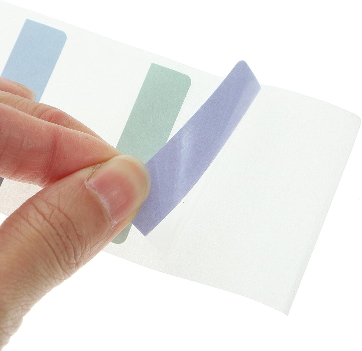 Gatuida 180Pcs Colorful Book Tabs Large Sticky Annotation Paper Tabs for Books Notebooks Binders Writable and Repositionable Index Markers for Students Teachers Reading and Note Taking