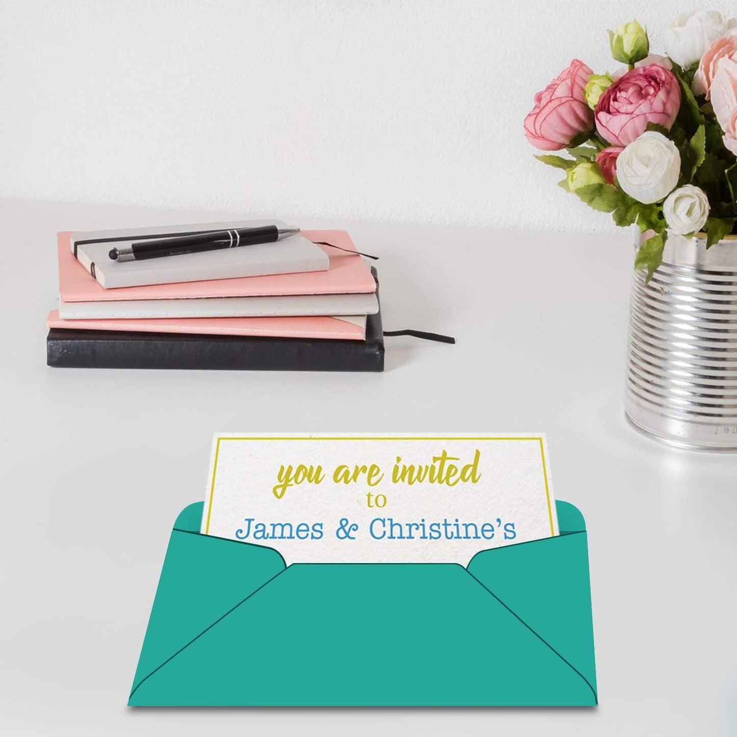 #10 Teal Color Envelopes | Colored Standard Business Size Mailers | Value Pack of 500 Per Pack | 4 1/8 x 9 1/2 Inches (Teal)