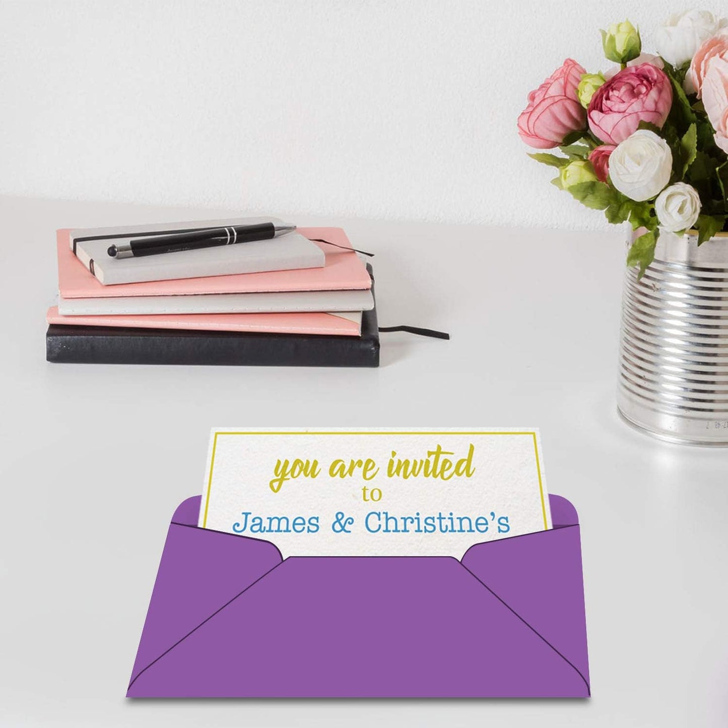 #10 Violet Color Envelopes | Colored Standard Business Size Mailers | Value Pack of 500 Per Pack | 4 1/8 x 9 1/2 Inches (Violet)