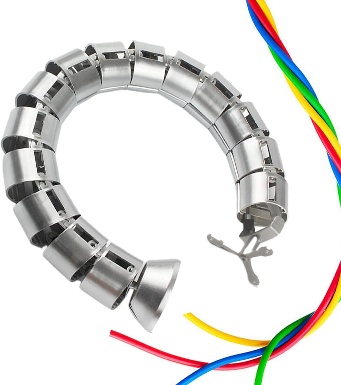 Cable Management Tube,Snake Shape Flexible Wire Organizer | Cord Protector Sleeve - for Pc TV Phone Laptop Tablet Cinema Home Dorm School