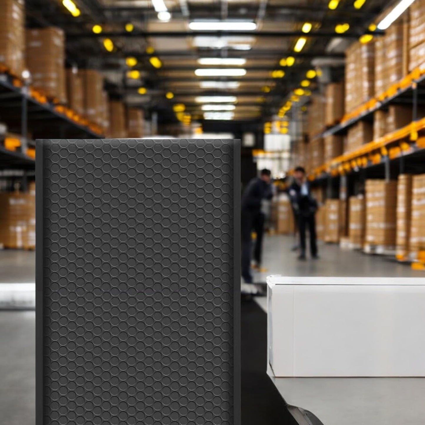 iMBAPrice 10.5x15.25 Inch Black Poly Bubble Mailers #5, 100-Pack – Large Self-Seal Padded Envelopes, Waterproof Shipping Mailers for Tablets, Electronics, Headphones & Gadgets