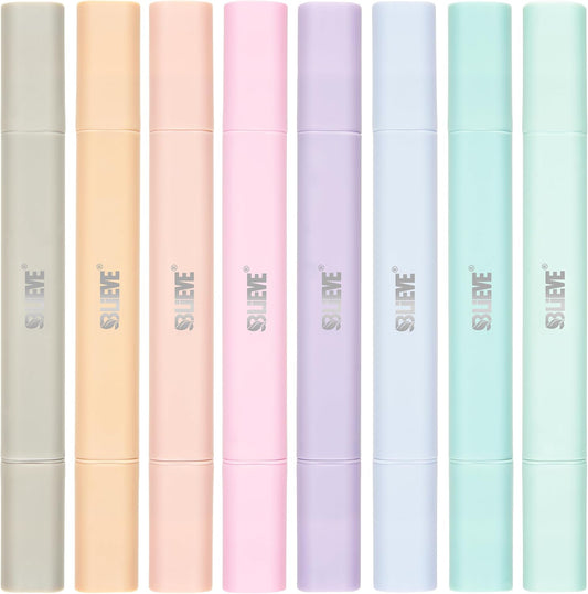 BLIEVE- Aesthetic Bible Highlighters No Bleed Through Assorted Colors, Cute Highlighter Dual Tip For Journaling Supplies And School Accessories, Bible Highlighters And Pens No Bleed (PASTEL)