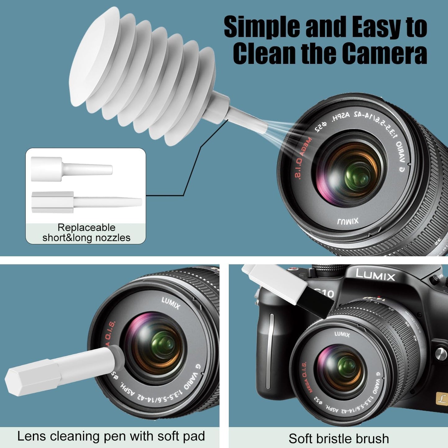 VICHYIE 20 in 1 Multifunctional Cleaner Kit for Electronic Devices, Keyboard Cleaning Brush, Headphones Cleaner Kit for AirPods, Multi-Tool for Cleaning Laptop, Earbuds, Camera, Cellphones (White)