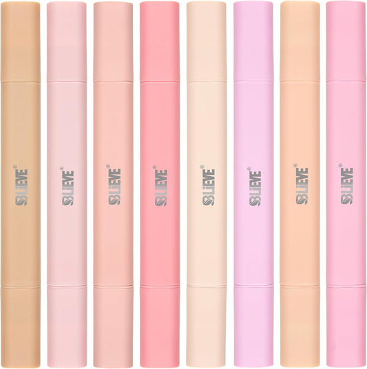 BLIEVE- Aesthetic Bible Highlighters No Bleed Through Assorted Colors, Cute Pink Highlighter Dual Tip For Journaling Supplies And School Accessories, Bible Highlighters And Pens No Bleed (ROSES)