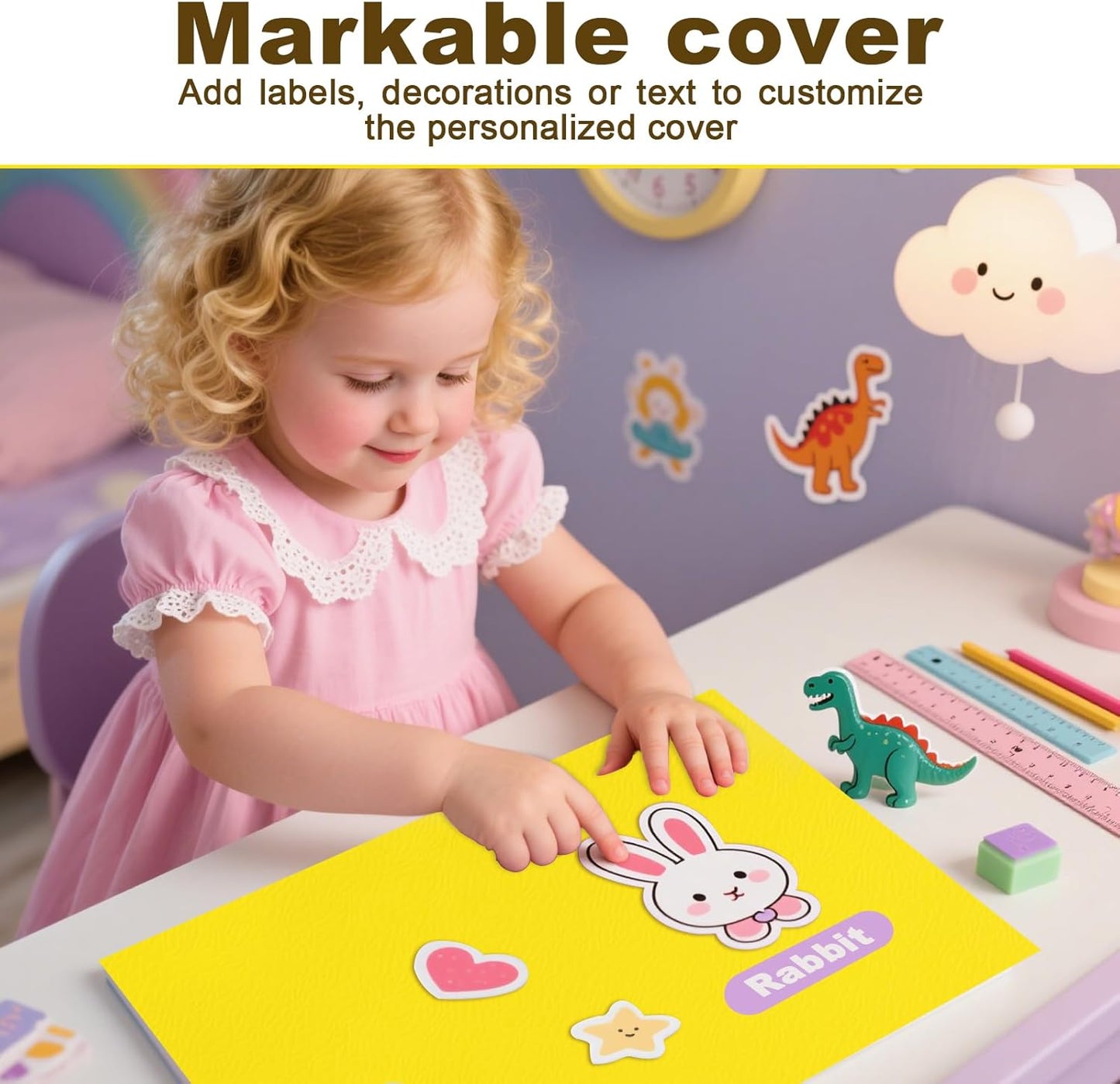 Folders with Pockets, LAYZZ 60 Pack Paper Pocket Folders, 2 Pocket File folders Fits Letter Size Paper, for School Office and Home (Yellow)