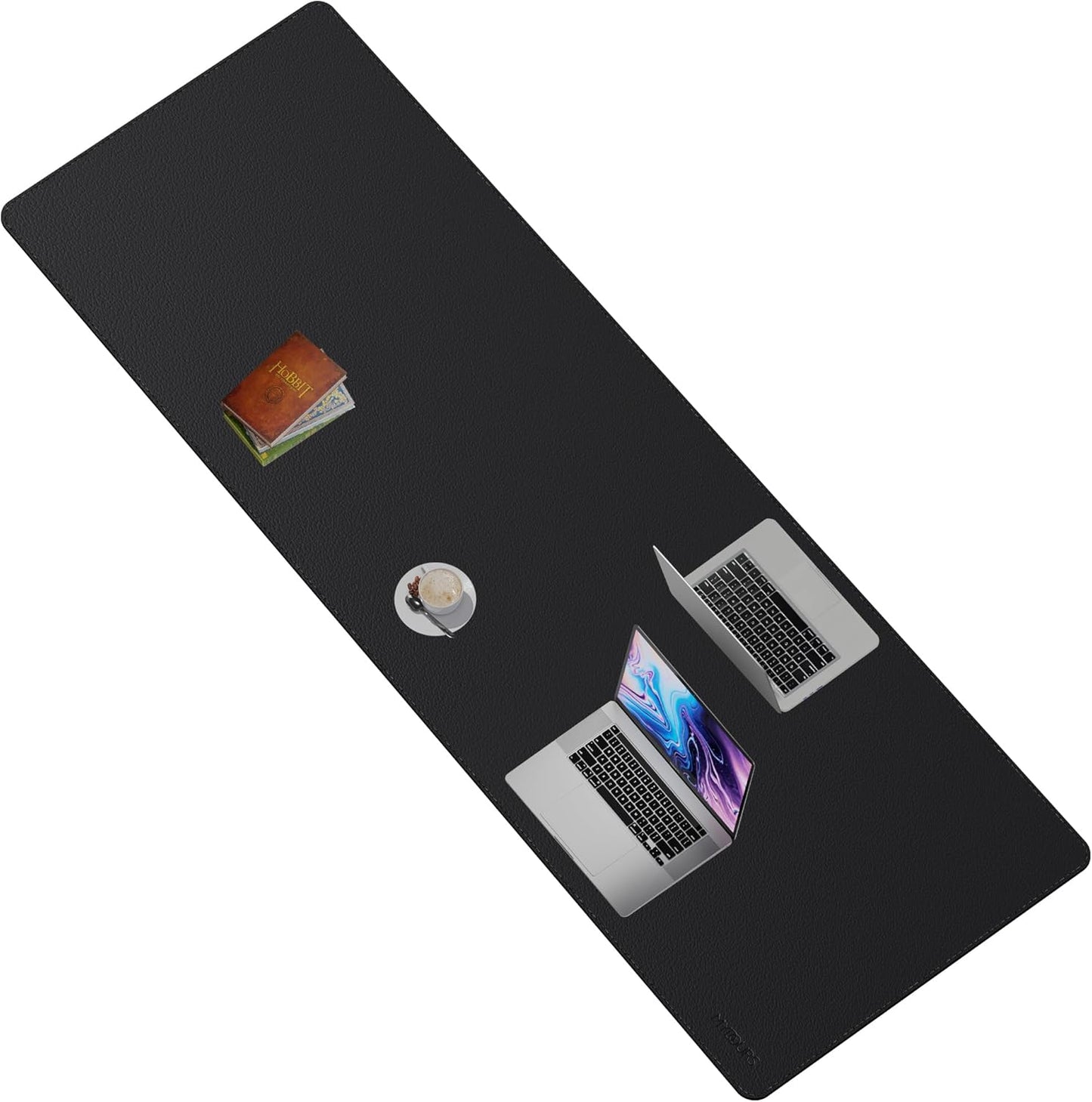 Mydours Super Large 79" x 28" Desk Mat, Full Desk Blotter Pad, Desktop Computer Desk Mat, Mouse Pad for Home Office & Computer Workstation, Extra Pad for Standing Desk (Black)