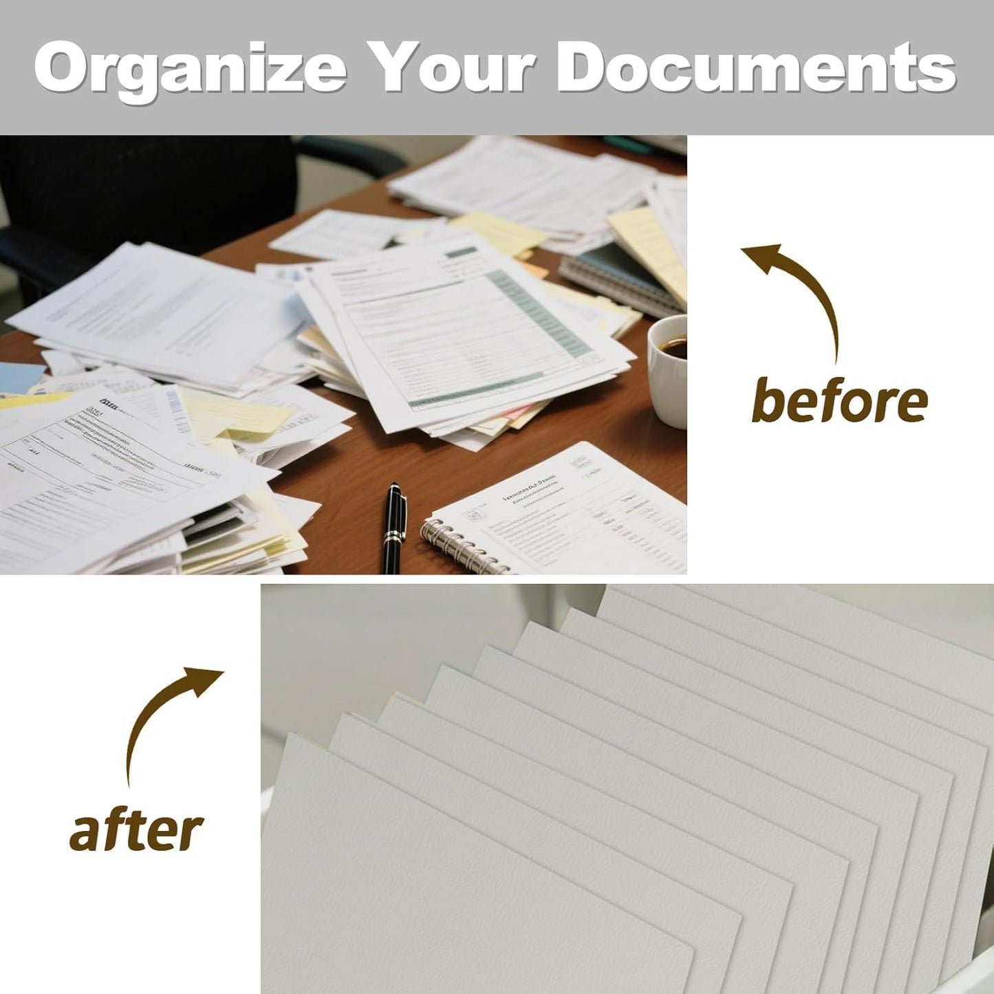 Folders with Pockets, LAYZZ 60 Pack Paper Pocket Folders, 2 Pocket File folders Fits Letter Size Paper, for School Office and Home (Grey)