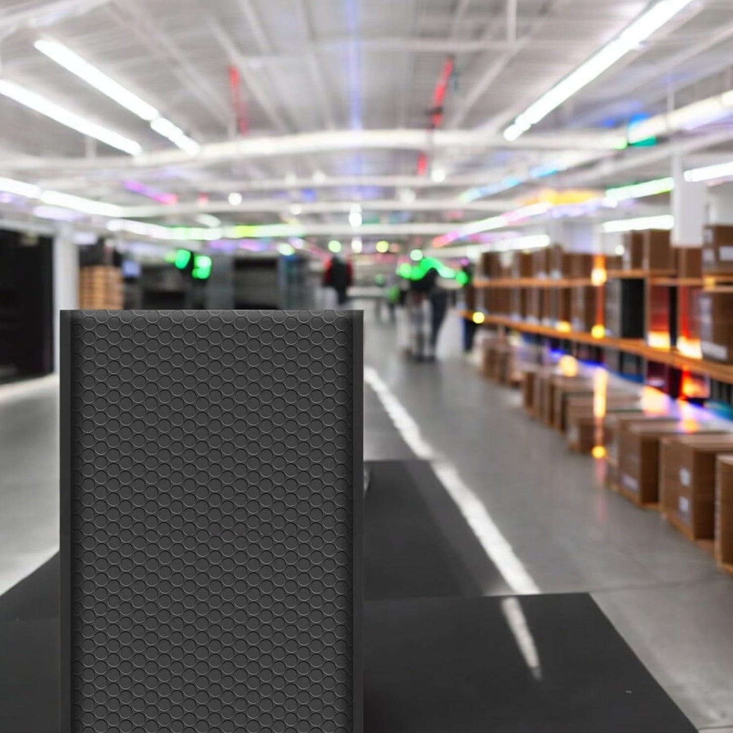 iMBAPrice 10.5x15.25 Inch Black Poly Bubble Mailers #5, 100-Pack – Large Self-Seal Padded Envelopes, Waterproof Shipping Mailers for Tablets, Electronics, Headphones & Gadgets