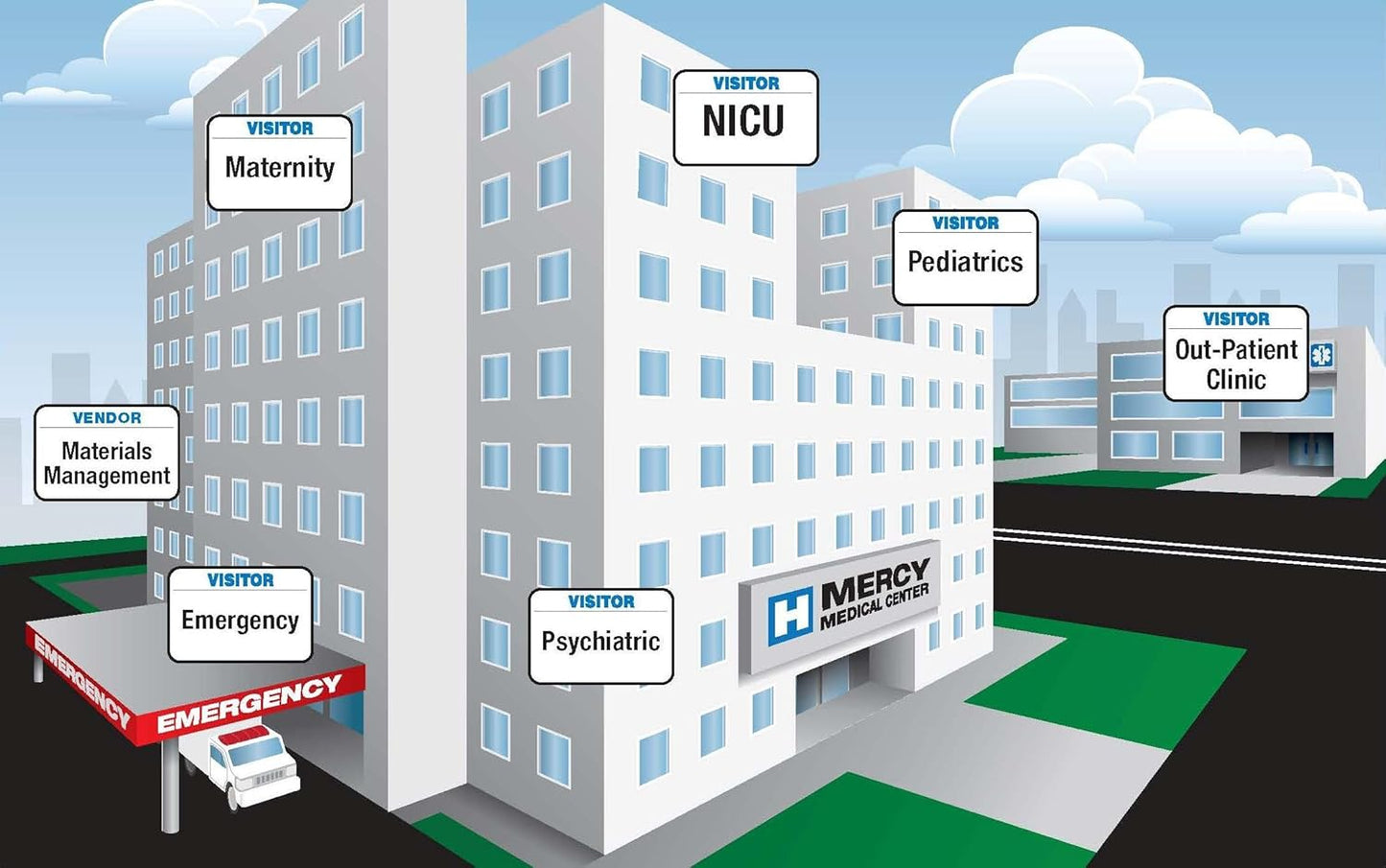 The Spoiled Office Visitor Sign in Book with 500 3"x2" Peel Off Carbonless Visitor Badges, Made in USA – Spiral Log Book for Schools, Manufacturing Plants, and Political Offices — Yellow Volunteer
