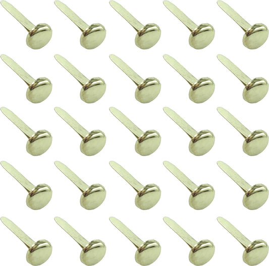 Clipco Paper Fasteners Medium 3/4-Inch Brass Plated (100-Pack)