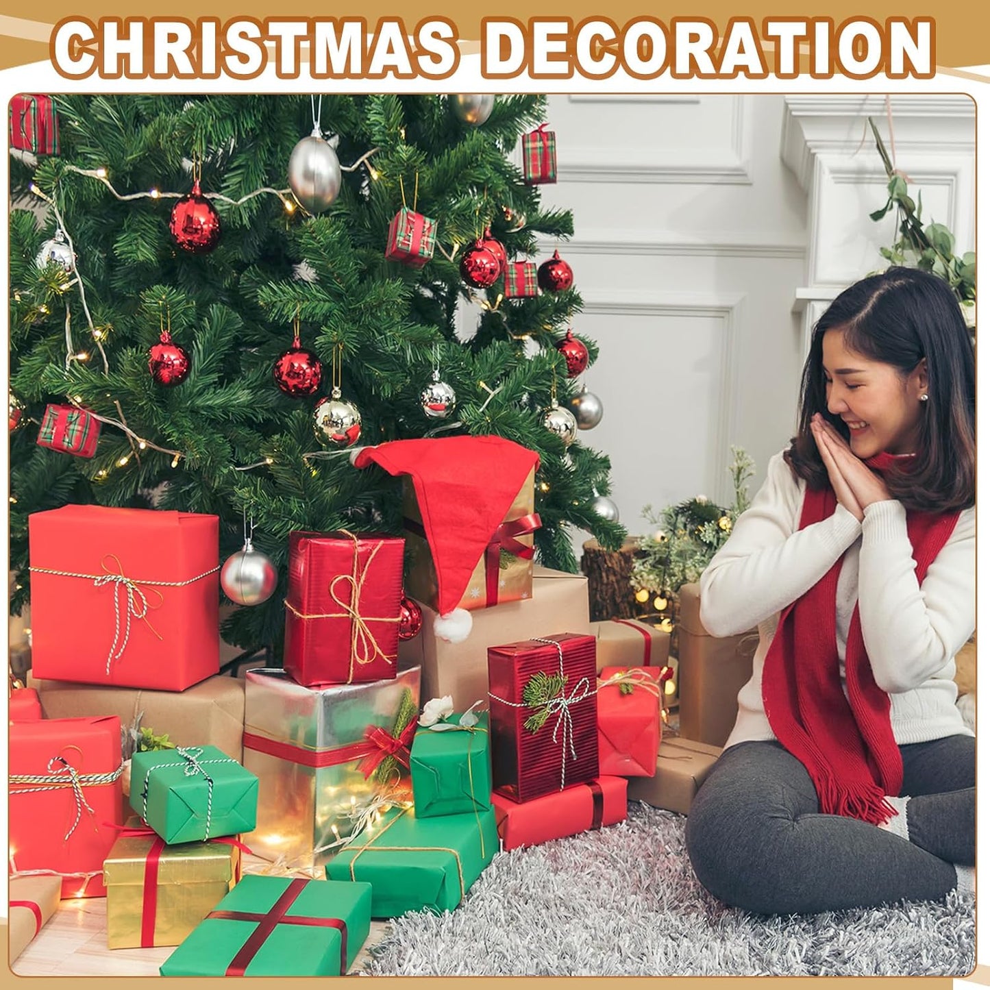 PATIKIL Wrapping Paper, 15" x 600"(49') 70 GSM Craft Paper Roll Kraft Packing Paper for Poster Bulletin Board, Gift Wrapping, Purple