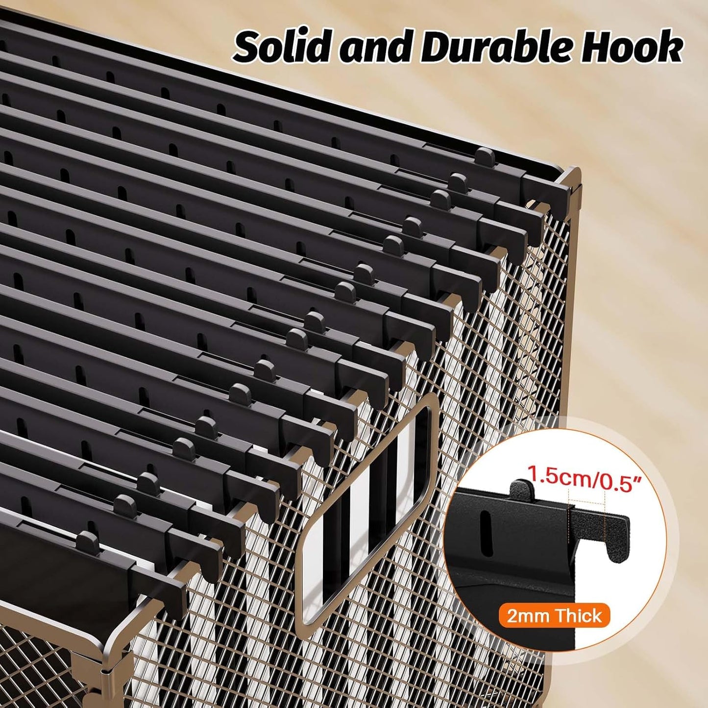 Extra Capacity Plastic Hanging File Folders,12 Pack Reinforced Hang Folder,Heavy Duty 1 Inch Expansion,Filing Cabinet Folders Letter Size for Bulk Files/Medical Charts (No Sealed, Black)