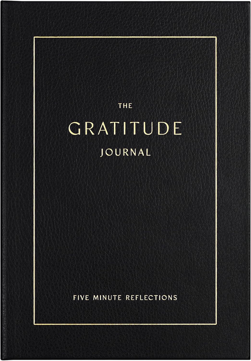 &And Per Se Gratitude Journal – Five Minutes a Day to Cultivate Mindfulness, Happiness, Affirmations & Self-Reflection – Undated Daily Gratitude Journal for Women & Men (Black)