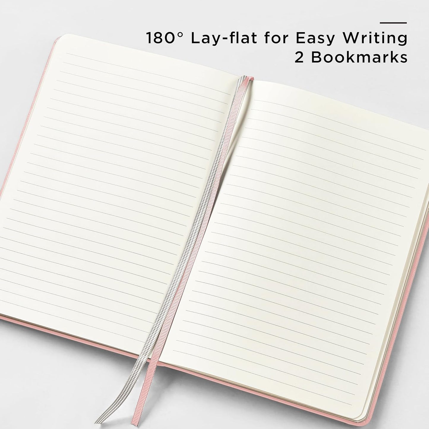 &And Per Se Lined Journal and Pen Set (3 packs), A5 Leather Journal Stationery Set, 160 Pages 100GSM Thick Paper, Notebook Gift Set (Pink)