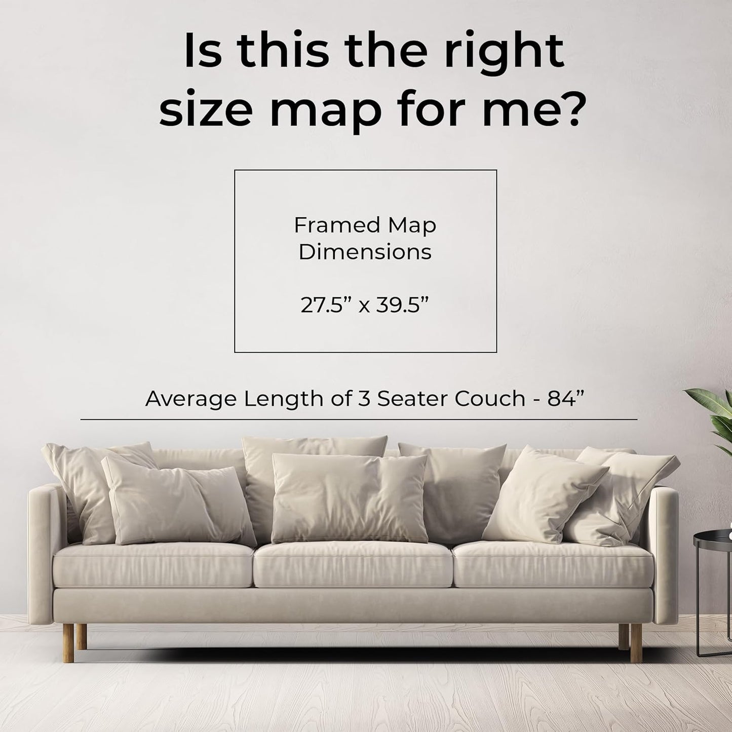 Canvas Classic World Map Pin Board – Framed Travel Map with Pins for Wall – Personalized Push Pin World Map for Tracking Journeys – 27.5" x 39.5" Textured White Frame